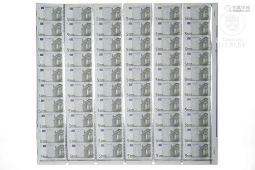 Special edition 5-euro banknotes, 2002