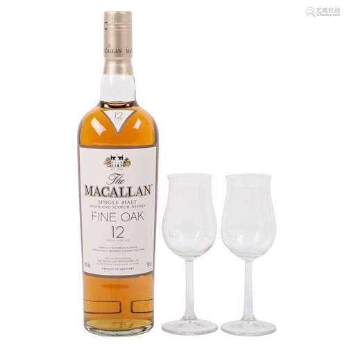 MACALLAN Single Malt Scotch Whisky 'Fine Oak', 12 years