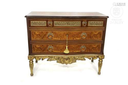 Louis XVI style chest of drawers, made by Herraiz, 20th cent...