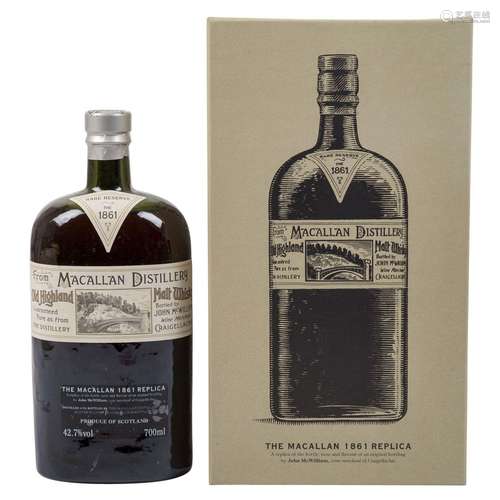 MACALLAN Single Malt Scotch Whisky 1861 Replica,