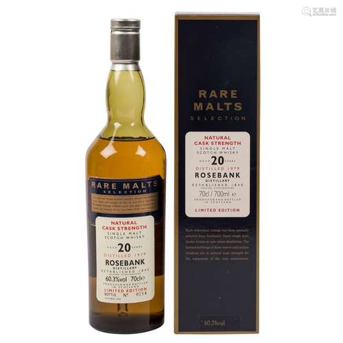 ROSEBANK Single Malt Scotch Whisky, 20 years, Rare Malts Sel...