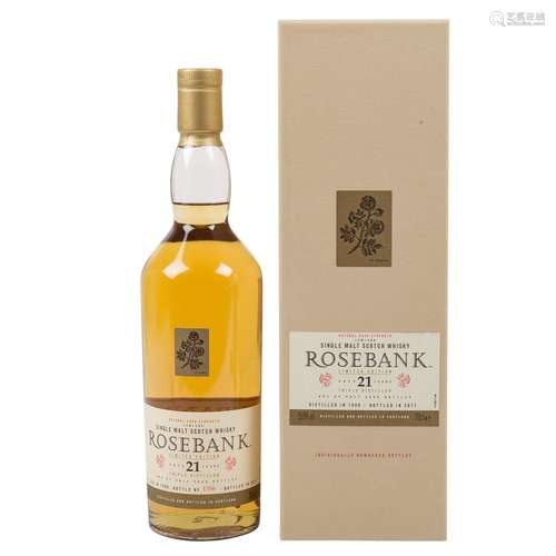 ROSEBANK Single Malt Scotch Whisky, 21 years