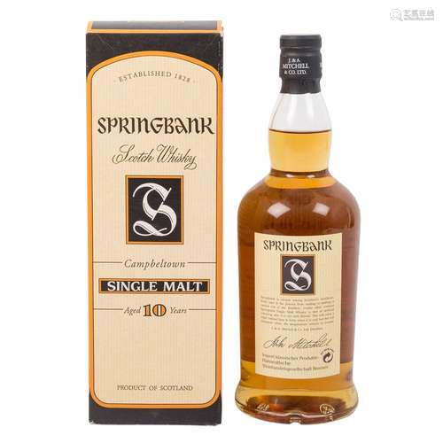 SPRINGBANK Single Malt Scotch Whisky, 10 years