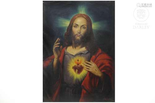 José Peris Aragó (1907 - 2003) "Heart of Jesus"