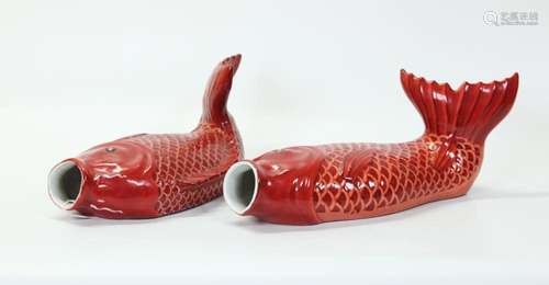 Mirror Pr Chinese Porcelain Carp Wall Vases