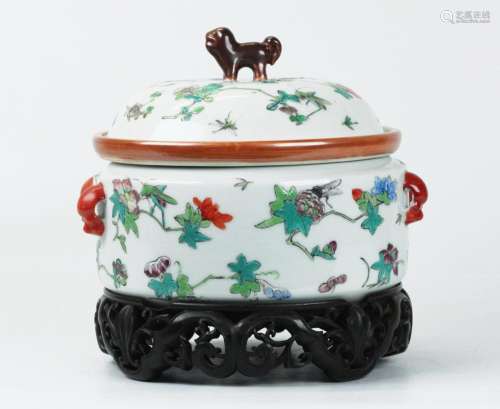 Chinese 3 Part Hot Food Container and Cover