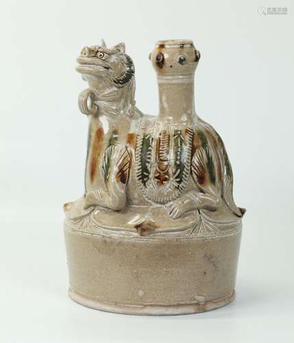 Chinese Tang Type Lion Porcelain Incense Burner