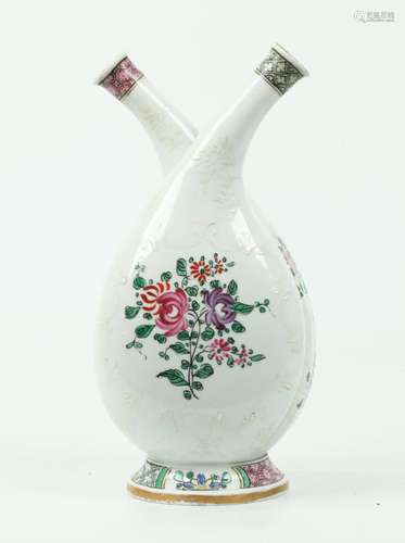 Chinese Export Porcelain Oil & Vinegar Bottle