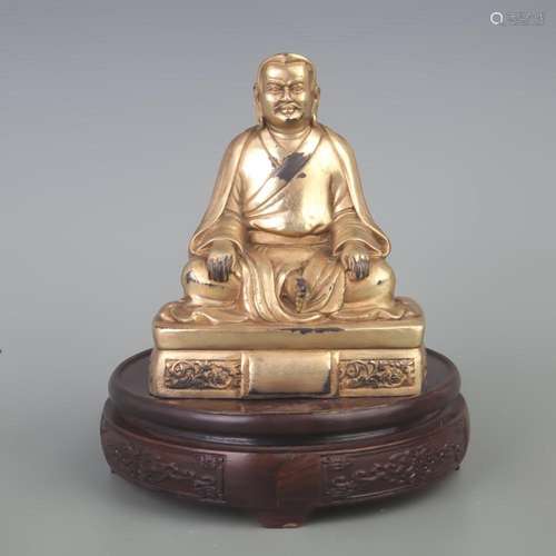 A FINE BRONZE BUDDHA STATUE