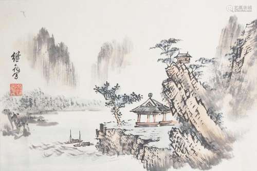 CHINESE PAINTING ATTRIBUTED TO FANG JI YUAN