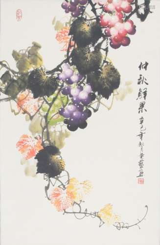 A FINE CHINESE PAINTING, ATTRIBUTED TO DONG YI