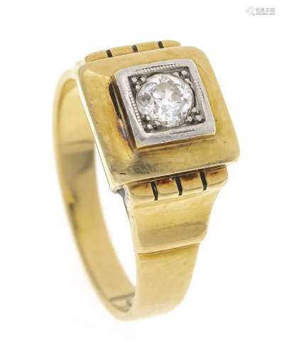 Old-cut diamond ring GG/WG 585/