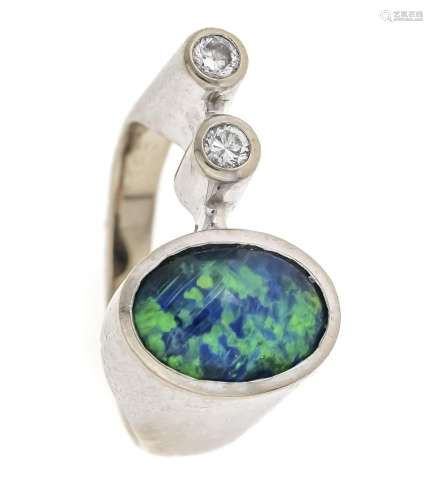 Opal-brilliant ring WG 585/000