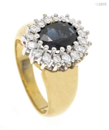 Sapphire and diamond ring GG/WG