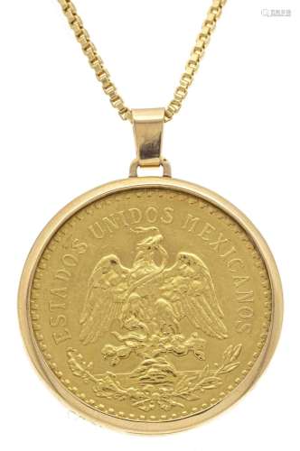 Coin pendant GG 750/000 with a