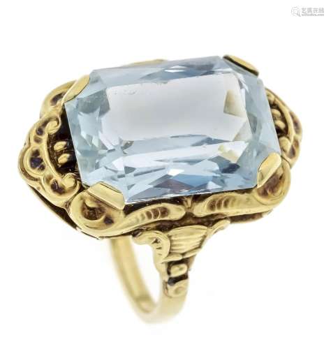 Aquamarine ring GG 585/000 with