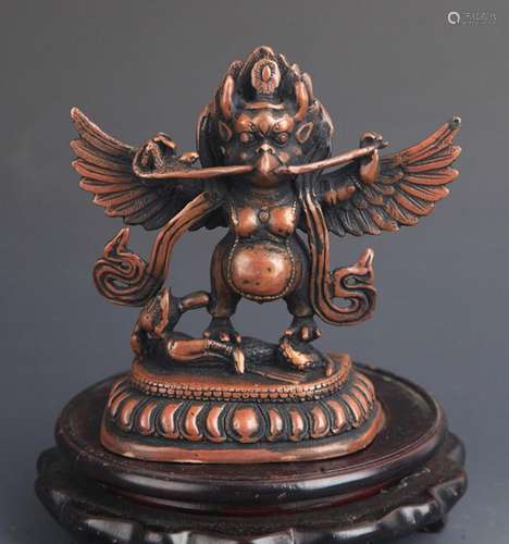 A FINE TIBETAN BUDDHISM GARUDA FIGURE