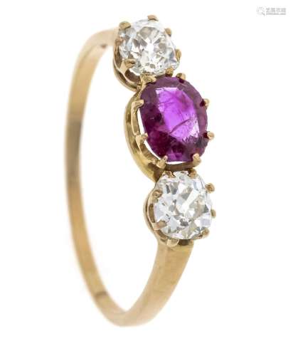 Ruby old-cut diamond ring RG 58