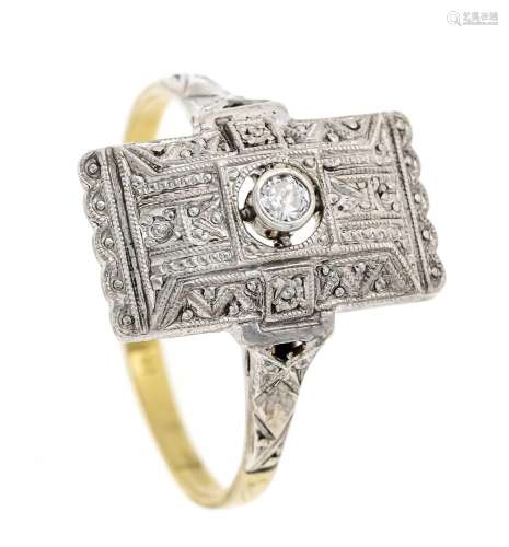 Art Deco old-cut diamond ring G