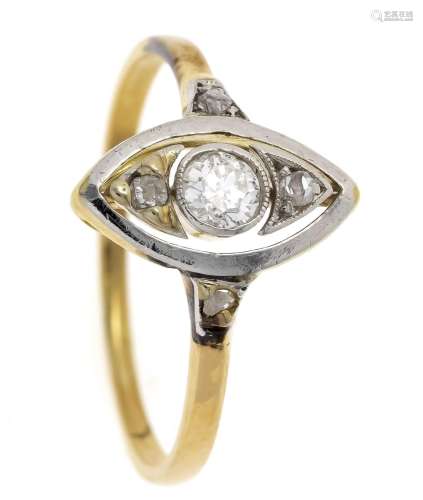 Art Deco old-cut diamond ring G