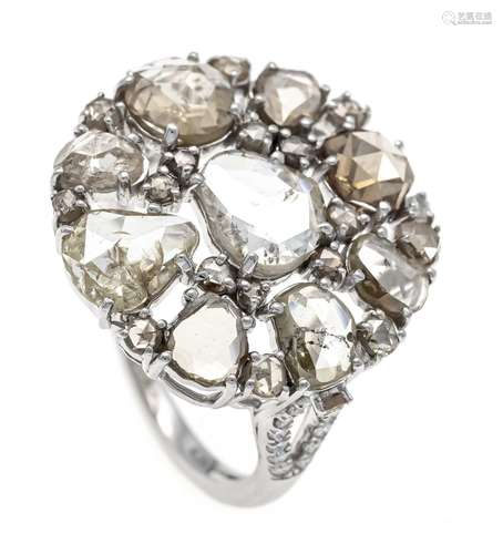 Diamond rose ring WG 750/000 wi