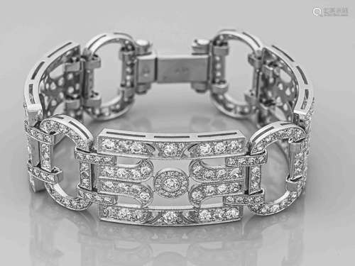 Old-cut diamond bracelet WG 585