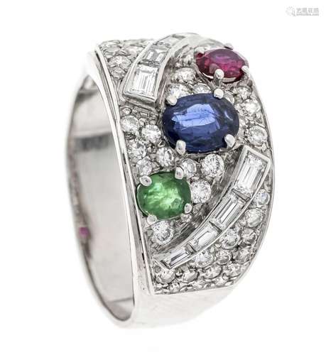 Ruby emerald sapphire diamond r