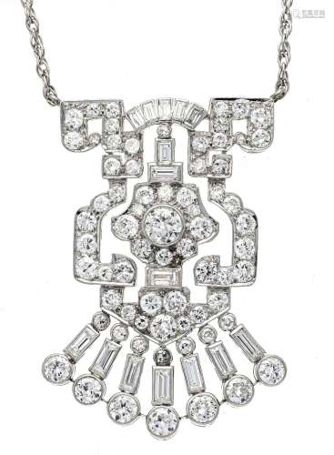 Old-cut diamond necklace WG 585