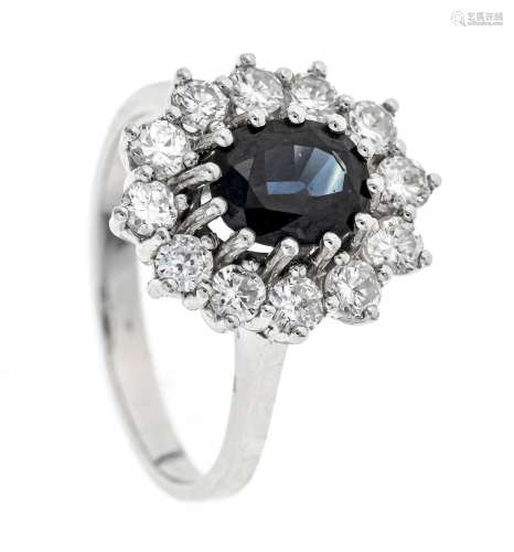 Sapphire diamond ring WG 585/00