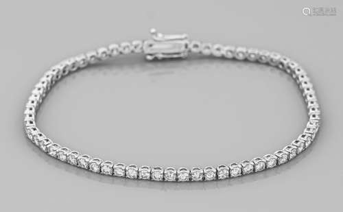 Tennis diamond bracelet WG 750/