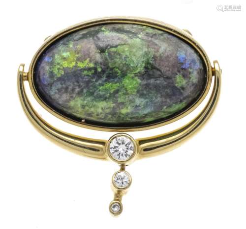 Opal-brilliant brooch GG 585/00