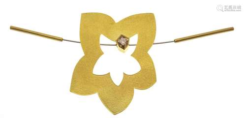 Brilliant designer brooch/penda