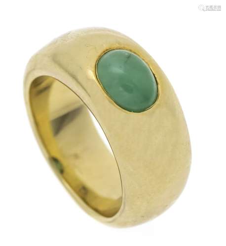 Solid emerald ring GG 585/000 w