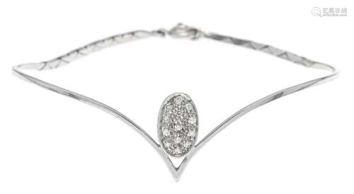 Diamond bracelet7Mature WG 585/