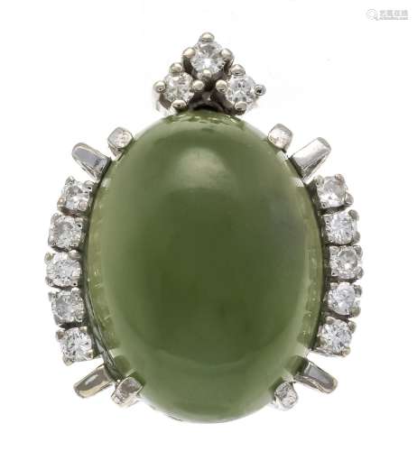 Jade diamond pendant WG 585/000