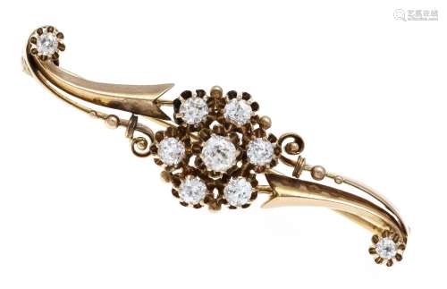 Old-cut diamond brooch RG 585/0