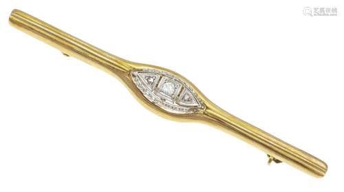 Art Deco stick pin RG/WG 585/00