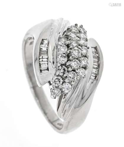 Brilliant ring WG 585/000 with