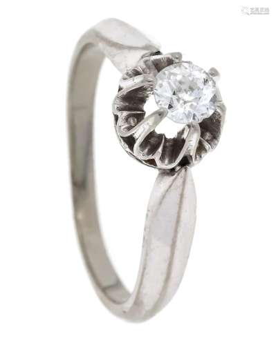 Old-cut diamond ring WG 585/000