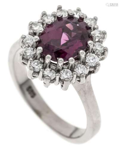 Spinel-cut diamond ring WG 585/