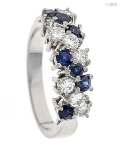 Sapphire and diamond ring WG 75