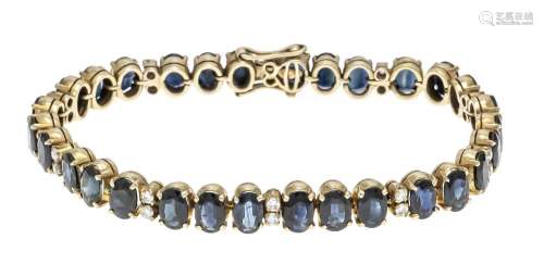 Sapphire and diamond bracelet G
