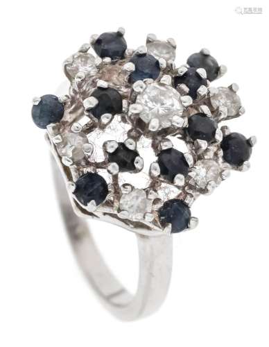 Sapphire and diamond ring WG 58