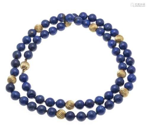 Lapis lazuli necklace with ball