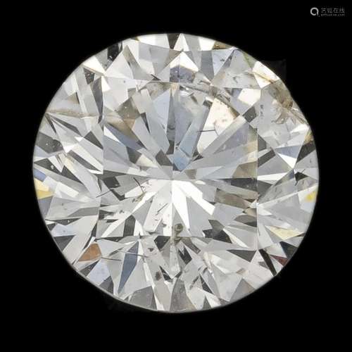 Diamond 0,42 ct tintedWhite/PI