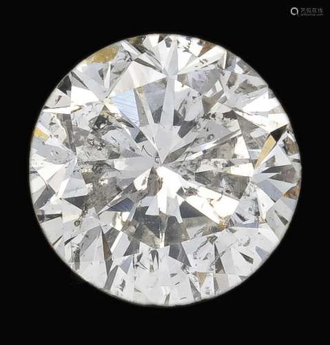 Brilliant 1.00 ct lightly tinte