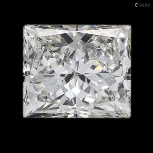 Princess Diamond 0.41 ct White/