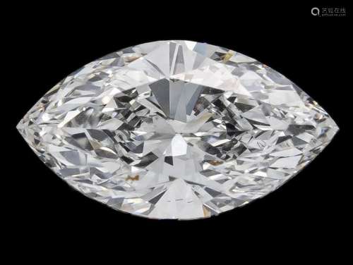 Marquise-cut diamond 0.53 ct fi
