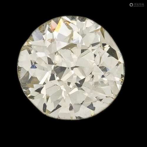 Old cut diamond 0,63 ct Yellow/