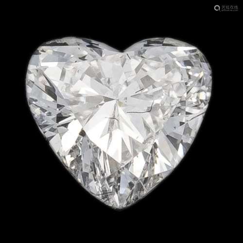 Heart-cut diamond 0.28 ct fine